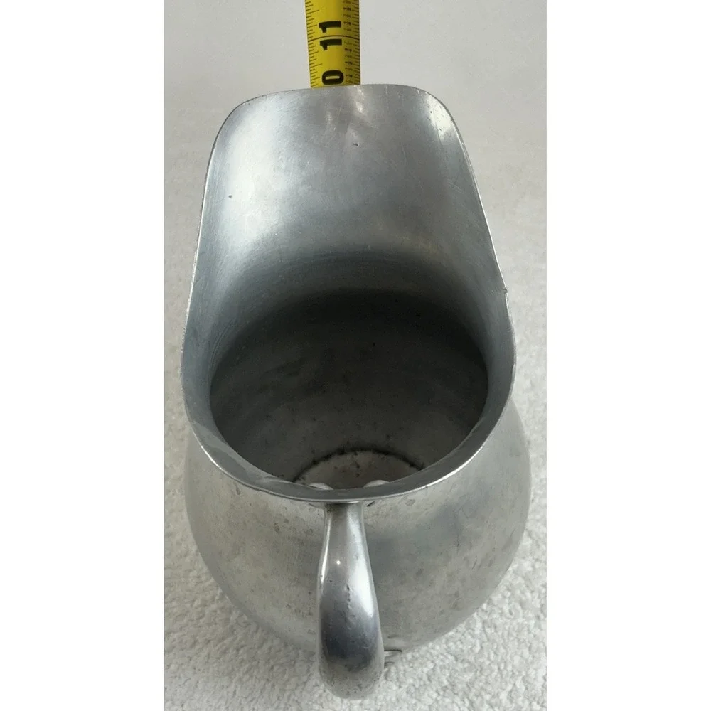 Vintage VIKO Aluminum Pitcher w/Handle Farmhouse Cottage Core Decorative **READ*